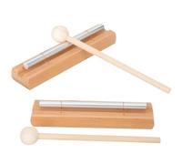 TOPBATHY Meditation Chimes Hand Bell with Mallet Classroom Reminder Percussion Instrument for Teachers Yoga Prayer and Mindfulness Sessions