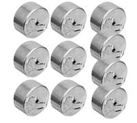 TOPBATHY Metal Hook Weight Set 50g X 10 Pieces Mechanics Teaching Equipment Physics Experimental Metal Hook Codes for School Science Education