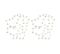 TOPBATHY Miniature String Lamp Ornament 47.24 in Doll House Decor Tiny Mini String Lights for Mini House Prop Doll Accessories Indoor Model Scenes 2 Pack
