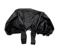 TOPBATHY Motorcycle Seat Cover, Silk Polyester Cushion Protector for Motorbike, Comfortable Ductile Fit, Black Seat Protector for Daily Riding