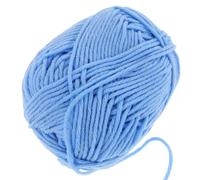 TOPBATHY Multi-Function Milk Cotton Yarn Dk Weight 1 Roll Light Blue DIY Crochet Knitting Yarn for Sweaters Scarves Dolls Craft Projects