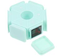 TOPBATHY Multi-Side Teacher Comment Stamp 6 Faces English Feedback Stamper for Homework Grading School Supplies Green Ink Small Stamp for Classroom Use