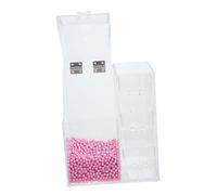 TOPBATHY Multifunctional Acrylic Cosmetic Brush Holder with Cover Jewelry and Makeup Organizer for Dressing Table Space-saving Storage Box for Home Vanity