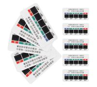TOPBATHY Nasal Saline Solution Temperature Strips 1.57x0.79in Pet Liquid Crystal Adhesive 10pcs for Nasal Wash Bottle Use Adults Newborns