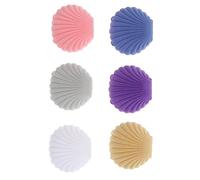 TOPBATHY Necklace Gift Box Vanity Organizer Tray 6Pcs Earring Gift Box Shell Jewelry Storage Case Showcase Display Organizer for Necklace Earring Ring Mixed Colors Womens Womens Earrings