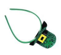 TOPBATHY Patricks Day Headband Shamrock Green Hat Headband Sturdy Cloth Material Patrick’s Day Accessories for Parade Irish Celebrations Costume Parties