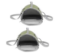 TOPBATHY Pet Carrier Crossbody Bag Small with Breathable Mesh and Strap 2pcs for Hamster Squirrel Hedgehog Sugar Glider Suitable for Outdoor Travel