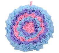 TOPBATHY Pet Sniffing Blanket for Dogs Slow Eating Mat with Creative Shape Made of Polyester Easy to Clean for Dog Training and Playing Pink Colour