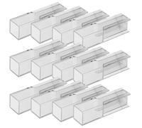 TOPBATHY Plastic Cuvettes and Reliable Transparency Lab Tubes 1.5ml with 4 Optical Windows 100pcs High Precision Measurement for Chemical Analysis and Research for Scientific Experiment