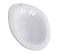 TOPBATHY Plastic to Sitting Features, Postpartum and Clean Easy Care Sitz Bath for Comfortable Basin Toilet Seat the Elderly and New Mothers