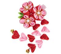 TOPBATHY Plum Flower Tassel Hairpin Hanfu Hair Clip with Bell Decoration for Chinese Ancient Style Hair Accessories for Wedding Year Birthday Cosplay Elegant Braided Hairstyles