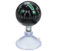 TOPBATHY Portable Car Compass with Precise Directions, Abs Material, Spherical Shape, Stylish and Simple Design for Dashboard or Marine Use