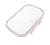 TOPBATHY Portable Car Makeup Mirror with LED Lights Rechargeable Sun Visor Vanity Mirror Dimmable Touch for Cars and Trucks Travel and Everyday Use