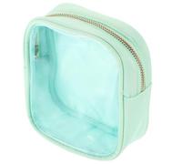 TOPBATHY Portable Makeup Bag for Women Candy Colour PVC Cosmetic Bag with Sturdy Design and Easy-to-take Feature for Organising Personal Care Items