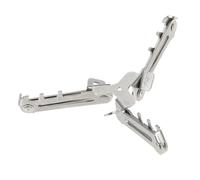 TOPBATHY Portable Metal Gas Canister Stand Stabilizer Bracket for Camping Stove Outdoor Gas Tank Holder Lightweight
