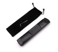 TOPBATHY Portable Pocket Guitar Finger Force Trainer for Beginners Ergonomic Six-fret Exerciser Practice Tool for Finger Dexterity and Chord Conversion Lightweight Black Guitar Aid