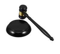 TOPBATHY Portable Wooden Gavel Hammer with Smooth Finish Loud Clear Sound for Auction Judge Lawyer Use Premium Wood Craftsmanship Easy Storage