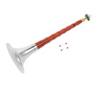 TOPBATHY Professional Wood-made Suona Wind Instrument for Beginners Portable Chinese Traditional Music Practice with Rosewood and Polished Rust-resistant Bowl Crisp Sound for Random Color