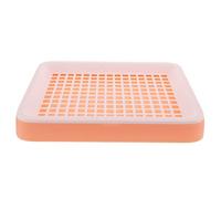 TOPBATHY Rabbit Litter Box Bunny Cage Litter Box Prevents Excrement Splashing Not Slippery Pp Material Fixed Lock Design Heighten The Fence Design Large Activity Space for Small Animals Pet