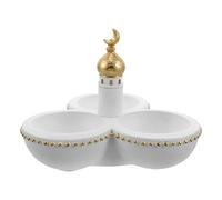 TOPBATHY Ramadan Serving Tray: Eid Mubarak Food Trays Islam Candy Bowl Food Storage Containers For Eid Islamic Muslim Activity Party Favor
