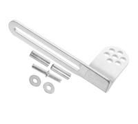 TOPBATHY Refrigerator Door Hinge Replacement Kit, Silver Galvanized Steel Smooth Surface Hinges for Freezer and Refrigerator Doors, Lightweight and Convenient to Use for Home Repair