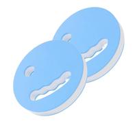 TOPBATHY Resistance Swim Paddles Hand Floats for Pool Exercise Beginner to Advanced Training Gear for Adults Lightweight Aqua Weights for Strength and Endurance Building Light Blue White