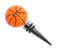 TOPBATHY Reusable Silicone Basketball Wine Stopper with Secure Seal and Fresh-Keeping Function, Novelty Sports-Themed Design for Casual Drinks with Friends and Holiday Celebrations