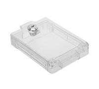 TOPBATHY Safety Electrical Outlet Protective Cover for Air Conditioner Panel and Central Ac Units, Plastic Adhesive Lockbox with Universal Fit for Indoor and Bathroom Use, Preventing Outlet