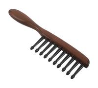 TOPBATHY Sandalwood Massage Comb for Men Wide Tooth Wooden Beard Comb for Detangling Head Massager for Scalp Meridians Grooming Tool for Daily Care