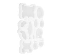 TOPBATHY Silicone Dog Bone Tag Mold for DIY Resin Crafting Flexible Epoxy Casting Mold for Small Dog Collar Name Tags Keychain Charms Jewelry Making Supplies