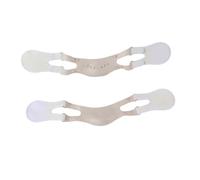 TOPBATHY Silicone Face-lifting Strap Facial Slimming Band for Double Chin Reduction Light Grey Beauty Mask for Women Breathable Skin Tightening Wrap