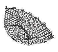 TOPBATHY Silicone Fishing Net Replacement Netting for Fish Silicone Mesh Fish Net Black