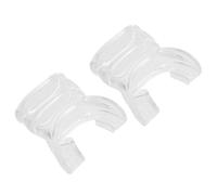 TOPBATHY Silicone Snorkel Mouthpiece Replacement for Soft Universal Compatibility Diving Regulator Accessories Mouthpiece 2pcs for Scuba Diving and Snorkeling