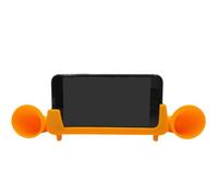 TOPBATHY Silicone Speaker Amplifier Phone Holder Unique Outlook Design Cute Fun Compact Environmental Protection Volume Amplification for Office and Home Orange