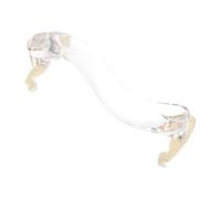 TOPBATHY Simple Violin Pad with Fine Acrylic Material and User-Friendly Design, Curved Arc Shape to Reduce Back Pressure, White Violin Holder Suitable for Musical Instrument Appliance