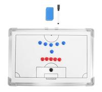 TOPBATHY Soccer Magnetic Coaching Board Magnetic Soccer Board Aluminium Alloy Frame Wall-Mounted and Coaches