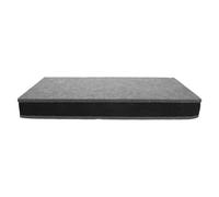 TOPBATHY Soundproof Drum Pad Noise Reduction Mat 21x42x5.2cm Shock Absorbing Floor Mat for Drum Sets and Treadmills Vibration Dampening Rug for Home Studio Practice