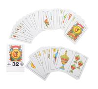 TOPBATHY Spanish Playing Card Deck 4pcs for Parties and Family Gatherings