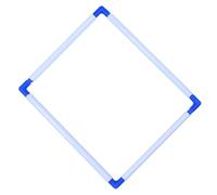 TOPBATHY Square Embroidery Frame Plastic Clip Hoop for Cross Stitch Quilting Needlepoint 35X45Cm Portable for Giving Random Color