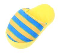 TOPBATHY Squeaky Dog Teeth Cleaning Plaything Reinforces Positive Behavior Plush Shoe Shape Chewing for Indoor Use Suitable for Small Dogs