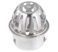 TOPBATHY Stainless Steel Downspout Drain Gutter Guard with Rust-Proof Design and Convenient Use for Outdoor Use on Roof Gutters and Downspouts, Silver Colour