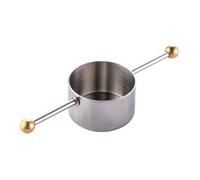 TOPBATHY Stainless Steel Measuring Cup 30Ml Bartending Jigger for Home Bar Cocktail Wine Spirits with Permanent Marking Ounce Cup