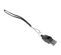TOPBATHY Stainless Steel Referee Whistle for Camping and Fishing Black | Deafening Loud Volume, Crisp Higher Tones, Heard from Distance, Suitable for Outdoor Use and Signalling