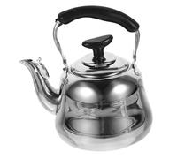 TOPBATHY Stainless Steel Whistling Stovetop Kettle Fast Boil Teakettle for Gas and Induction Hob Energy Saving Small Tea Pot with Thin Spout for Precise Pouring and Easy Storage
