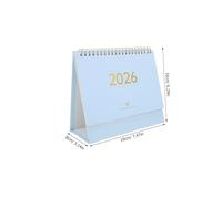 TOPBATHY Standing Flip Desk Calendar Reusable Paper Habit Planner Small Desktop Ornament for Office Work Schedule Planning Daily Organizer