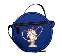 TOPBATHY Steel Tongue Drum Bag Oxford Cloth Padded Organizer with Chinese Drama Pattern Portable Protective Pouch for Healing Percussion Instruments Comfortable Curve Fit for Traveling and