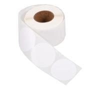 TOPBATHY Sticker Labels Easy to Wipe and Write Round Printable 600pcs White Self-Adhesive Paper, 2 Inch Thermal Label Roll for Sites and Shop Organising
