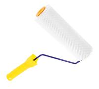 TOPBATHY Stipple Roller Vent Paint Brush Roller with Metal Spikes Plastic Handle for Epoxy Floor Paint Construction Anti-Shedding and Lint-Free for Self Leveling Random Color