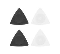 TOPBATHY Stylish Triangular Guitar Pick Smooth Surface Instrument Parts for Electric and Jazz Guitars Black and White Plectrums Gift for Men Music Lovers
