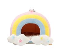 TOPBATHY Super Warm Plush Pet Bed for Small Animals Including Rats and Hamsters, Comfortable Hide Nest Suitable as A Cozy Pet’s Home Bedding for Winter Use